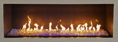 Grand Canyon: Bed Rock Vented Linear Drop-In Burner & Case - LP 96in