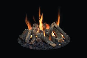 Grand Canyon: 18/24" Fire Pit Log Set - Arizona Weathered Oak