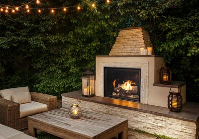 Town & Country: TC36 Outdoor Gas Fireplace