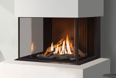 Urbana: U30 Screened Bay Natural Gas Fireplace