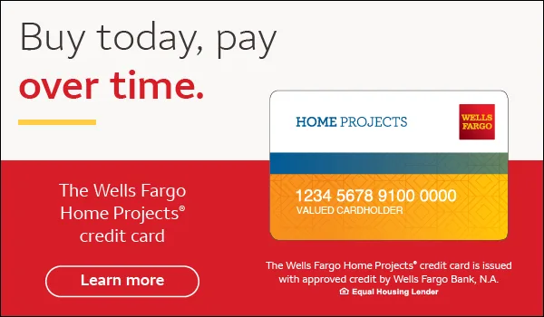Wells Fargo Home Projects credit card