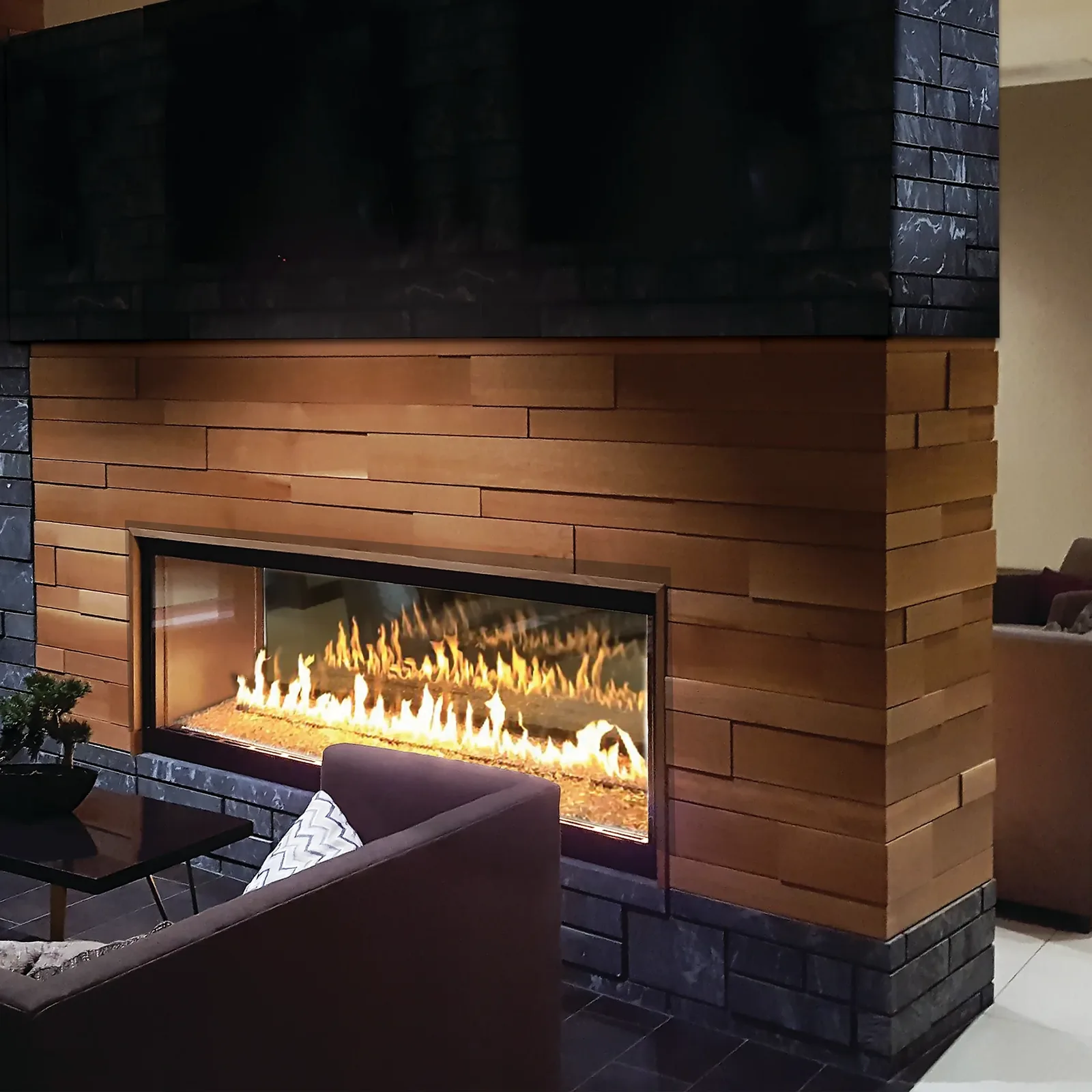 Custom Fireplaces for commercial projects